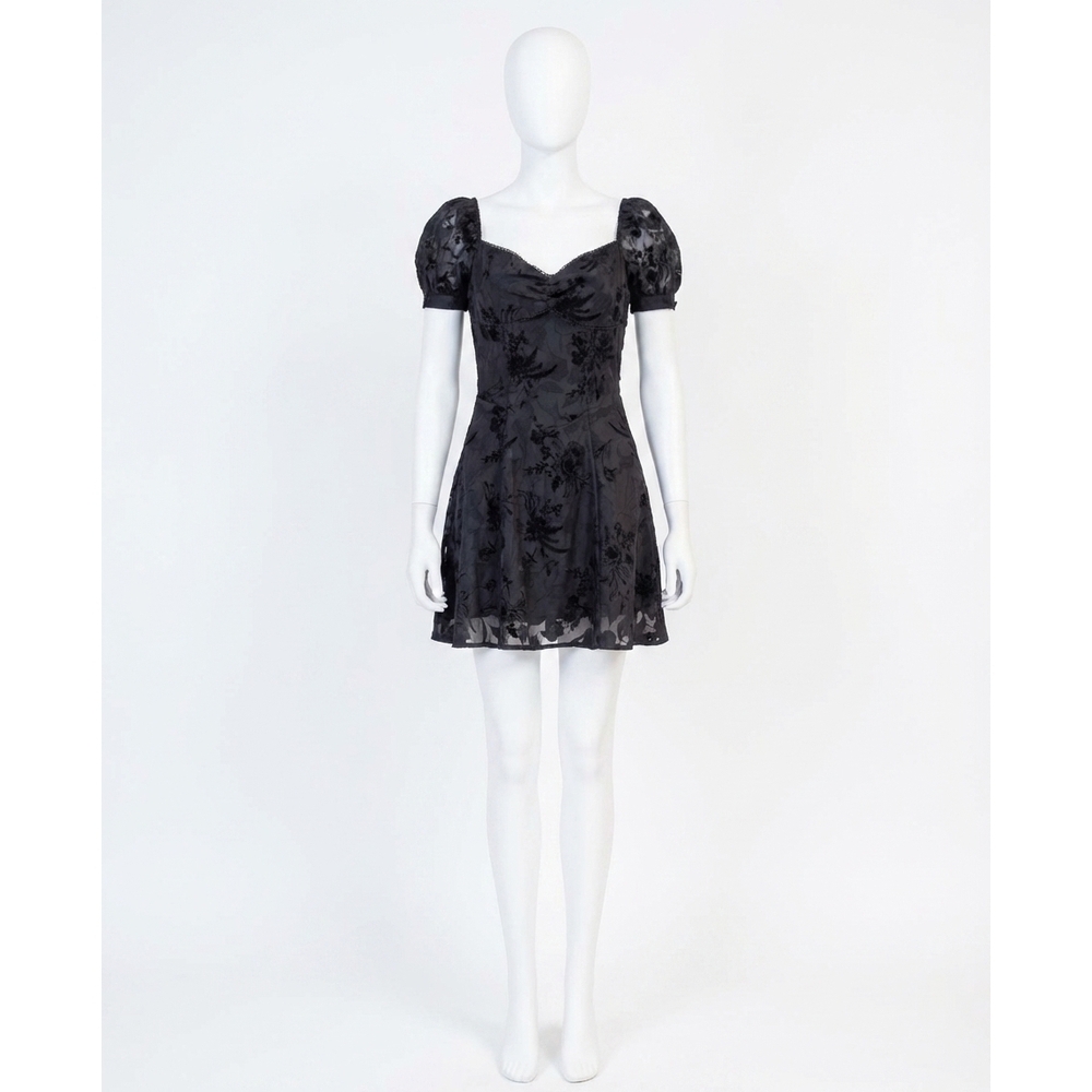 NEW KESTAN teagan mini dress in black